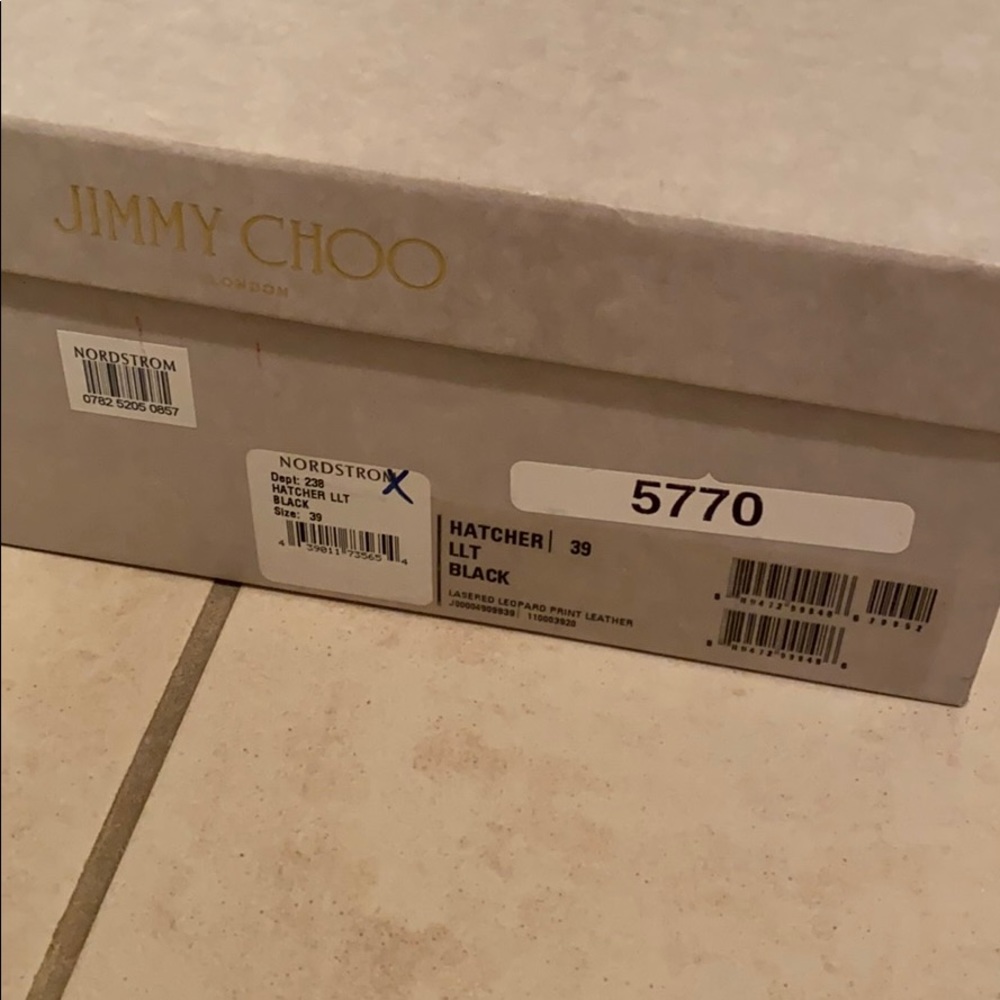 JIMMY CHOO Jimmy Choo Hatcher perforated leather boots 9/38.5 - Picture 13 of 13